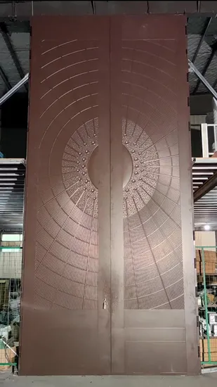 Villa Sun Proof Cast Aluminum Board Safety Copper Door (WG-FB-07)