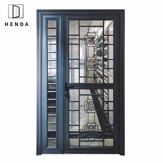 Exterior Front Cast Aluminum Door Guangzhou
